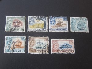 Cyprus 1960 Sc 185-89,191-93 FU