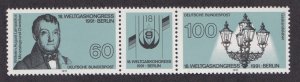 Germany # 1648a, World Gas Congress, NH, 1/2 Cat.