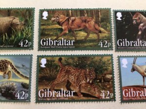 Gibraltar 2012 Endangered Animals mint never hinged  stamps  set A14040