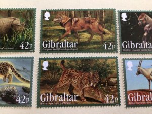 Gibraltar 2012 Endangered Animals mint never hinged  stamps  set A14038