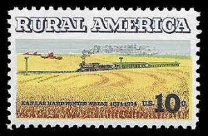 PCBstamps   US #1506 10c Rural American - Wheat, MNH, (48)