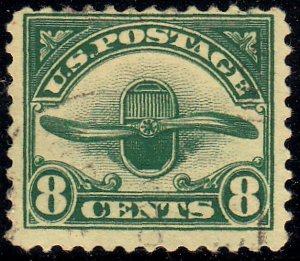 U.S. C4 (SCV$12.50) F-VF. Used, 1923