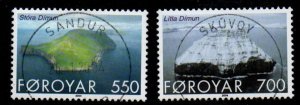 Faroe Islands Sc 439-40 2004 Islands stamp set used