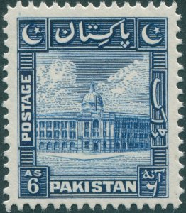 Pakistan 1948 6a blue SG34 unused