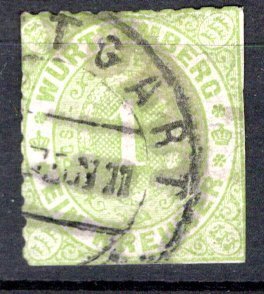 German States Wurttemberg Scott # 47, used