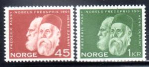 Norway  401-02 mh cv$1.75