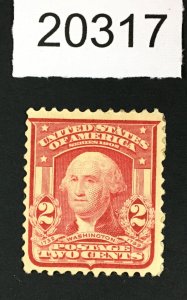 MOMEN: US STAMPS # 319 MINT OG H LOT # 20317