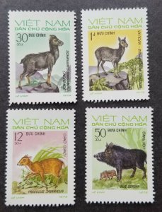 *FREE SHIP Vietnam Wild Animals 1973 Wildlife Deer Pig Boar Goat (stamp) MNH