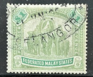 Malaya federeted malay states  #  14 -Rare  C$200.00