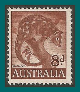 Australia 1960 Tiger Cat, MLH  #321,SG317