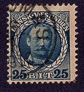 Danish West Indies 1908 Scott 47 used scv $2.50 less 40%=$1.50