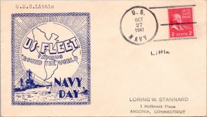 USS Little 1941 - Navy Day - 2c Stamp, John Adams - F74177