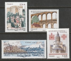 France 2010 Sc 3796-9 set MNH**