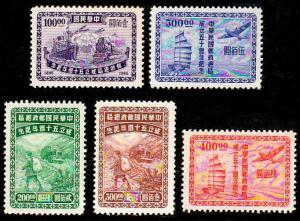 Rep of China SC#776-780 50th Anniv. of the Chinese Postal Admin. (1947) MNH