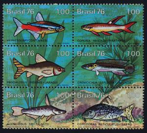 Brazil 1465a MNH Fish