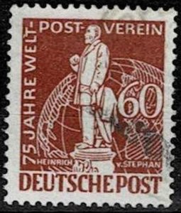 Germany 1949,Sc.#9N39 used Heinrich von Stephan (1831-1897)