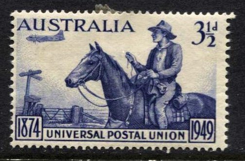 STAMP STATION PERTH - Australia #223 Outback Mail Carrier & Plane - MVLH