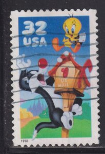 United States 3204a Sylvester & Tweety Bird 1998