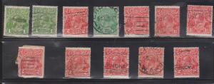 AUSTRALIA Lot Of Used KGV Heads With Duplication