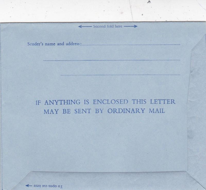 GB 6d Coronation Air letter/Aerogramme Unused VGC