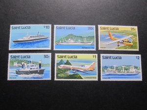 St Lucia 1984 Sc 507a-515a set MNH