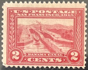 Scott #398 1913 2¢ Panama-Pacific Exposition Panama Canal perf. 12 MNH OG