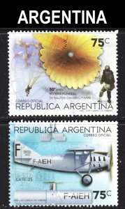 Argentina Scott 2082-83 complete set VF used. Lot #A.  FREE...