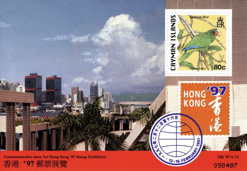 Cayman Islands 1997 Hong Kong International Stamp Ex., Mini Sheet [Mint]