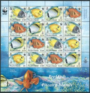 2010 Pitcairn Islands 805-808ZB WWF - Marine fauna 42,00 €