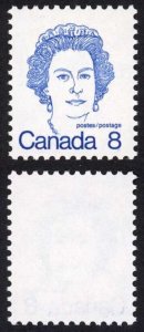 Canada Unitrade 593T2 8c No Tag error (low fl) MNH Unitrade price 50