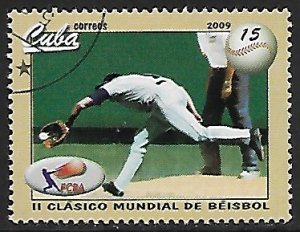 Cuba # 4927 - Baseball - Fielder - unused / CTO....{Z6}