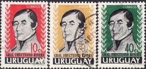 Uruguay #686-688    Used