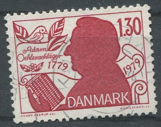 Denmark Sc#659 Used, 1.30k multi, Anniversaries and Events 1979 (1979)