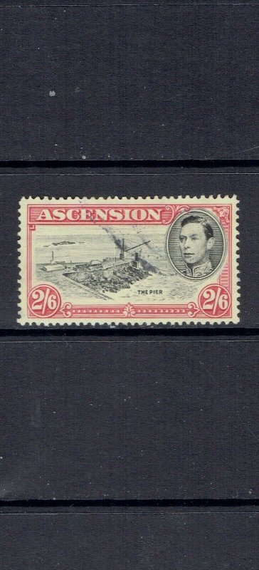 ASCENSION ISLAND - 1938 KING GEORGE VI - 2sh6p - SCOTT 47a - USED 