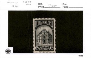 Venezuela, Postage Stamp, #342 Used, 1938