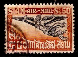 Thailand Scott C14 Used 1925 Garuda Airmail,