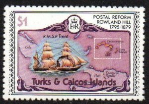 Turks & Caicos Islands Sc #395 MNH