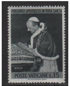 Vatican 1964 - Scott 375 MH - 15l, Pope Paul VI praying