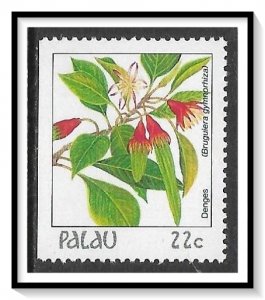 Palau #132 Indigenous Flowers MNH