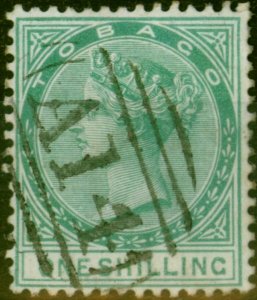 Tobago 1879 1s Green SG4 Fine Used 