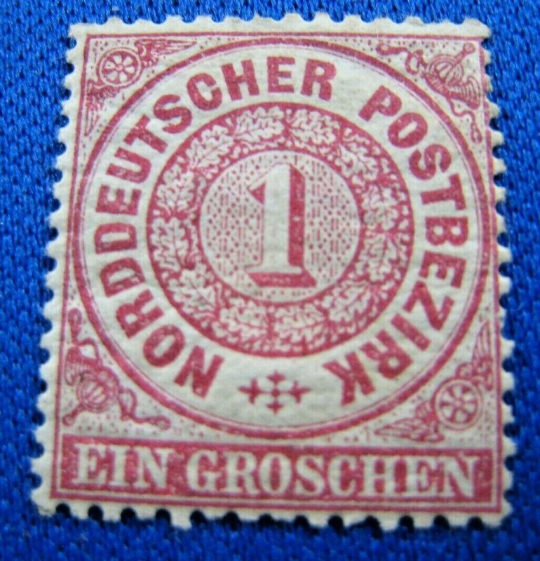 GERMANY - N. GERMAN CONFEDERATION 1868  -  SCOTT # 4   MH      (LL)