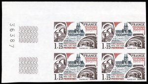 France Stamps # 1542 MNH XF Imperf Block Of 4
