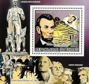 Chad 1985 Imperf. 1985 Major Historical Events/Famous Characters (2) Luxury B-