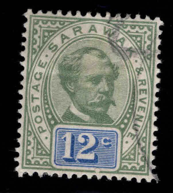 SARAWAK Scott 16 Used stamp nice cancel