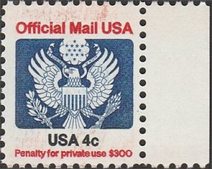 # O128 MINT NEVER HINGED ( MNH ) EAGLE HOLDING ARROWS AND BRANCH