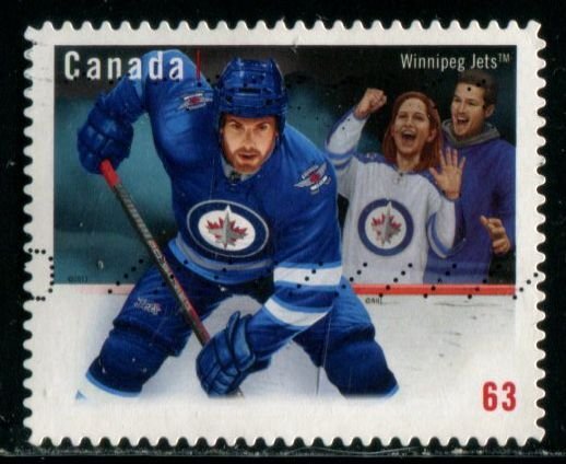 2675 Canada 63c Winnipeg Jets SA, used