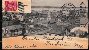 U.S. 1904 Sturgeon Bay, Wis. All-Over Two Sided Civic Promotional Advertising