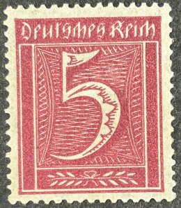 Germany 1921, SC 137, VF, Unused, OG, HR
