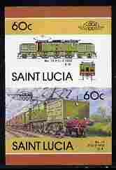 St Lucia 1986 Locomotives #5 (Leaders of the World) 60c N...