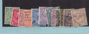 GB # 159-172 VF-LIGHT USED KGVISSUES MISSING #s 166,171, CAT VALUE $60